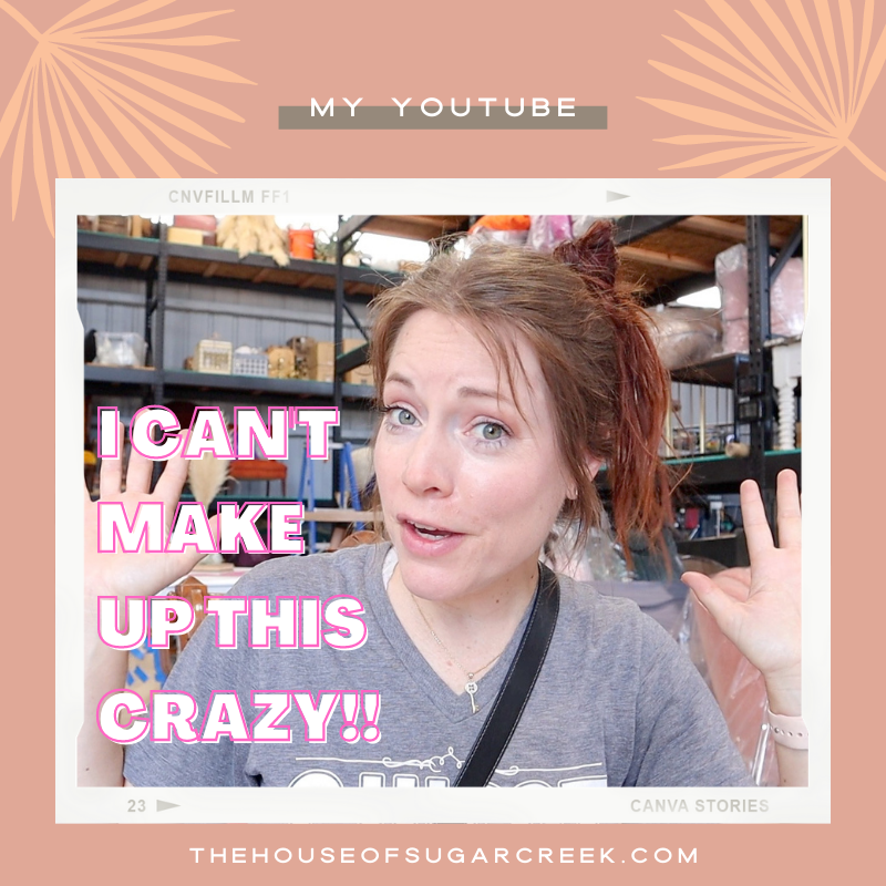 I just can't make up this crazy that happened during my Warehouse sale!