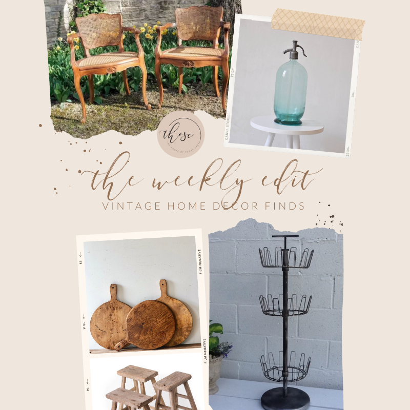 THE WEEKLY EDIT: VINTAGE HOME DECOR {1}