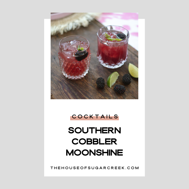 Southern Moonshine Cobbler