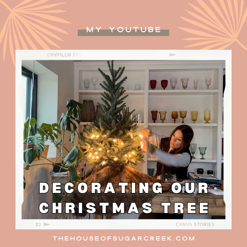 Decorating our Christmas Tree